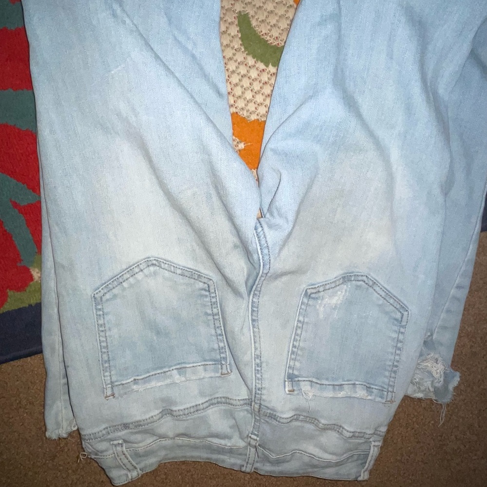 Forever 21 Light Blue Flare Jeans 27 like new - Picture 4 of 4